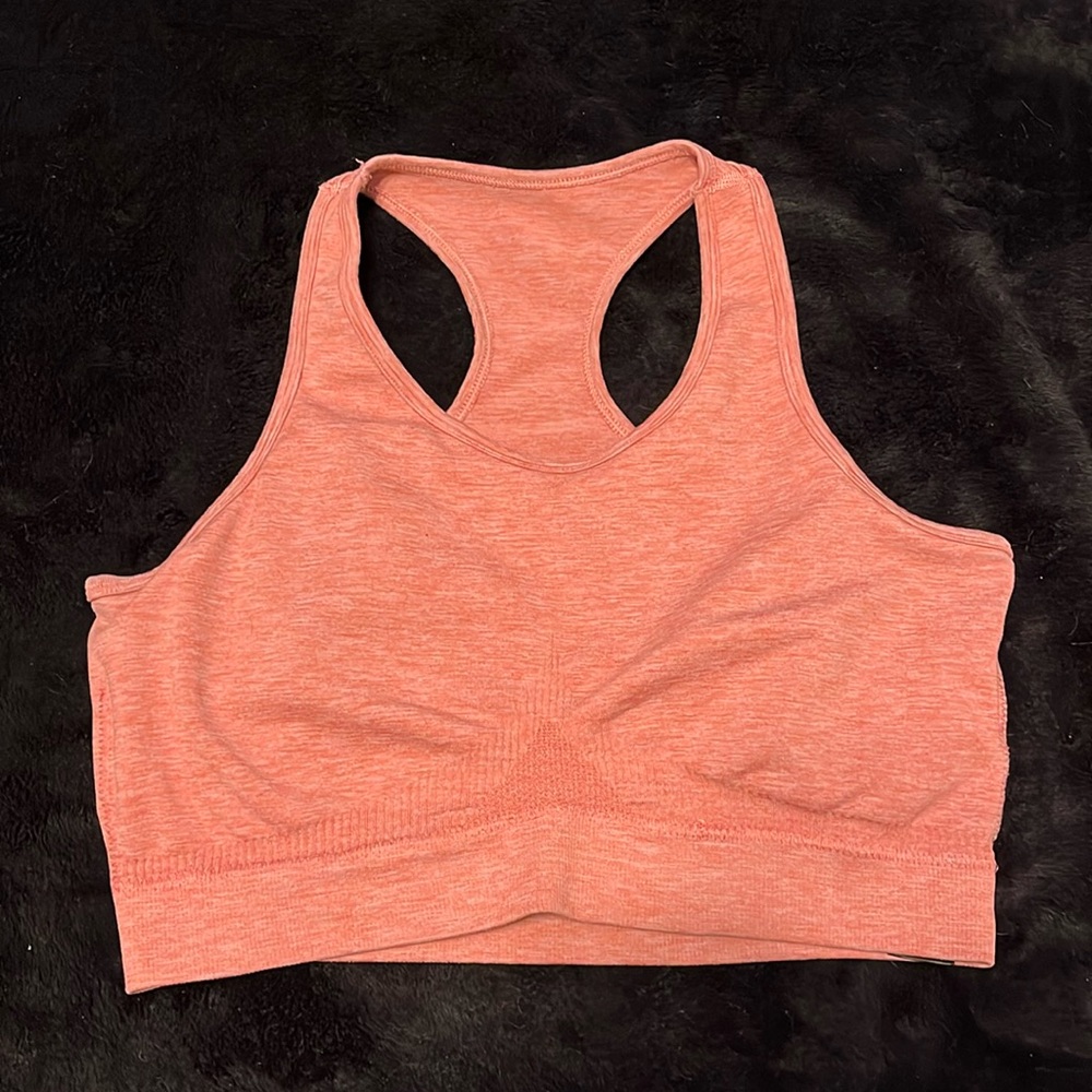 Pink Alphalete sports bra